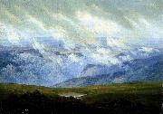 Caspar David Friedrich Drifting Clouds oil painting artist